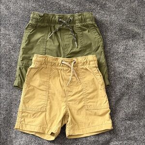 GAP Kids Olive and Mustard Shorts